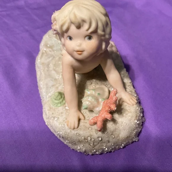 Coral Kingdom mermaid statue “Danae” 1995.  H140 - Picture 2 of 5